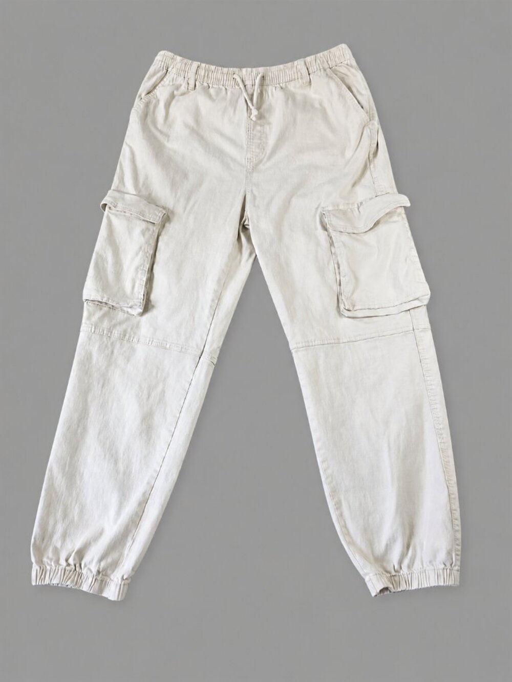 Refuge Wide Leg Cargo Pants  Beige Utility Size XL